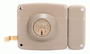 CERRADURA ORSO SOBREP 50MM GRIS(596783)