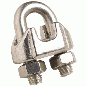 GRILLETE P/CABLE ACERO 3/16"