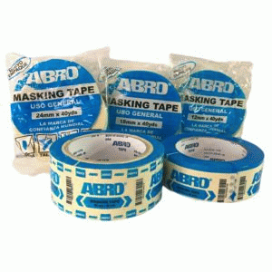 ABRO CINTA MASKING 1"X40Y(16327)