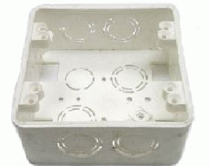 CAJA CUADRADA 4X4 PLASTICA