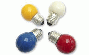 FOCO BOLA LED E-27 AZUL