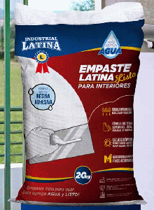 LATINA EMPASTE INTERIOR 20KG(SACO PAPEL)
