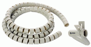 ORGANIZADOR DE CABLE 10MMX10MTS BLANCO