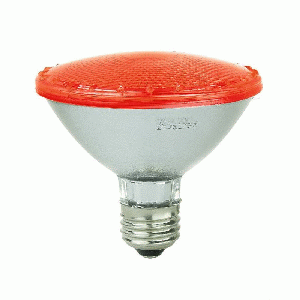 FOCO REFLECTOR HALOG. 75W.ROJO PAR 30 VICA