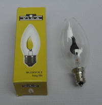 FOCO VELA LLAMA E-12 3W-110V VICA