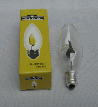 FOCO VELA LLAMA E-14 3W-110V VICA