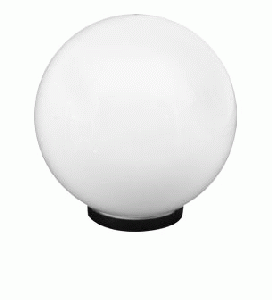GLOBO ACRILICO BLANCO 300MM.