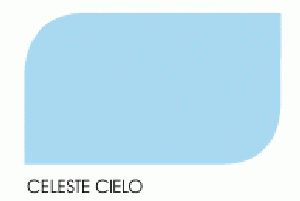 LATINA LATEX SATIN CELESTE CIELO GALON