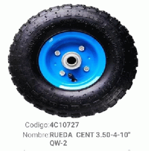 RUEDA PARA CARRETILLA 3.50-4-10 QW-2(4C10727)