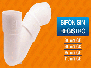 TUBYTEK SIFON S/REGISTRO 50MM(ER26557)
